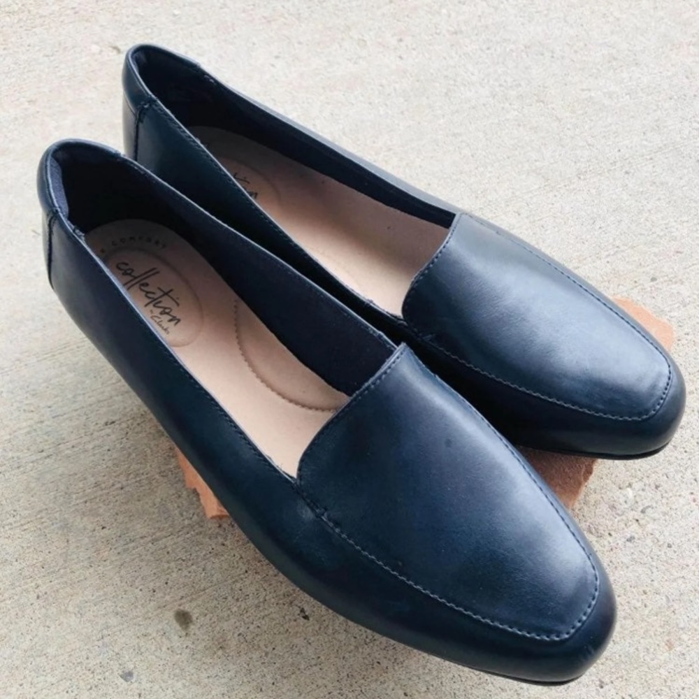 Collection by Clarks black Slip on loafers